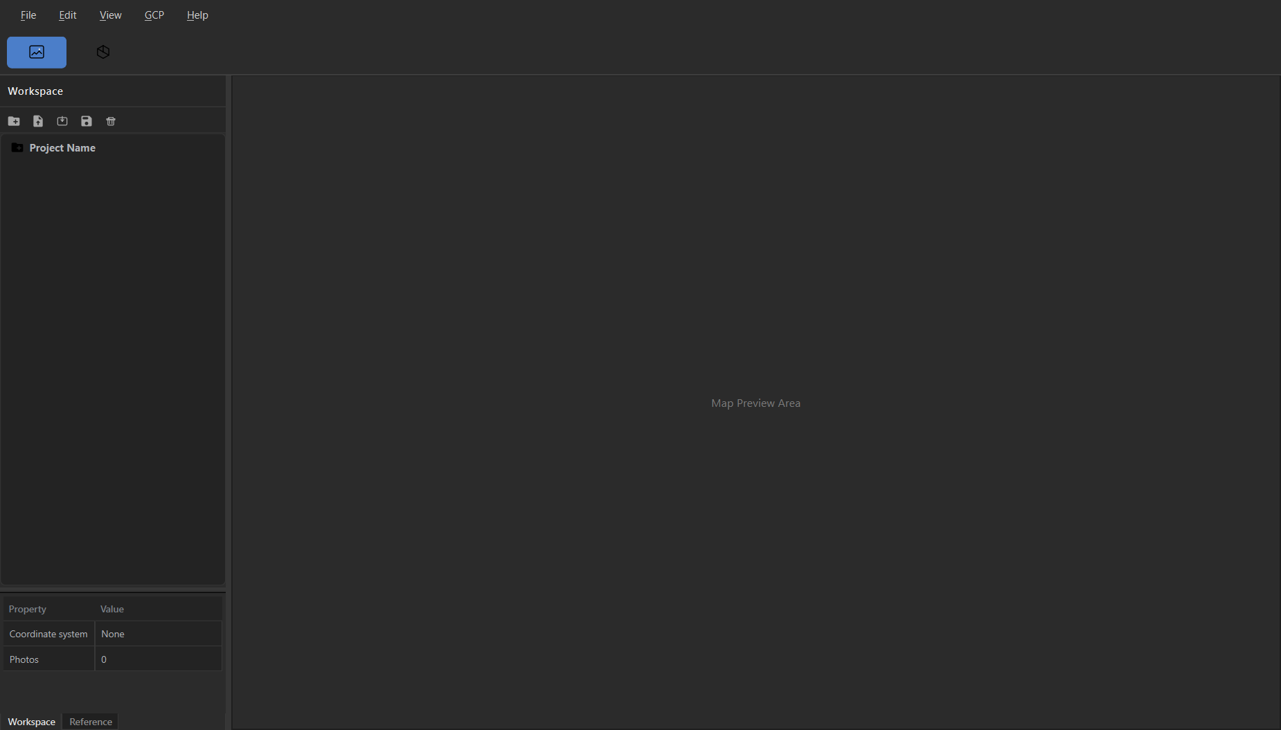 Terapetra main window: pipeline dashboard, workspace tree, and map/3D toolbar